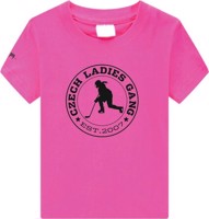 Dětské růžové tričko LG - Logo