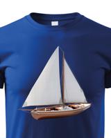 Dětské tričko s potiskem plachetnice - tričko pro malé dobrodruhy