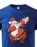 Dětské tričko Santa a světélka - vánoční tričko