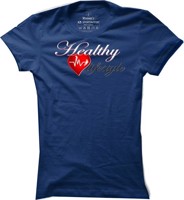 Fitness tričko Healthy Lifestyle pro ženy