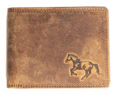 HL Luxusní kožená peněženka s koněm