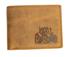 HL Luxusní kožená peněženka s traktorem