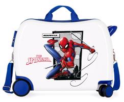 JOUMMABAGS Dětský kufřík na kolečkách - odražedlo - Marvel - Spiderman