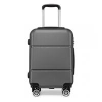 KONO kabinový kufr na kolečkách - ABS - 41L - šedý