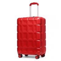 KONO skořepinové zavazadlo s TSA zámkem ABS - červená - 69L
