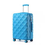 KONO ultralehký skořepinový kufr - ABS/polykarbonát - modrá - 57L