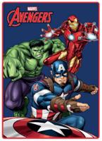 Marvel Dětská deka Avangers "SUPER HEROES" -  modrá