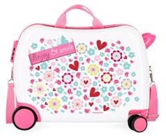 Movom Dětský kufřík na kolečkách - odražedlo - Enjoy & Smile