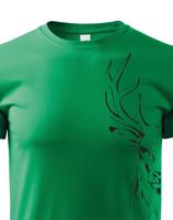 Originální triko se siluetou jelena - ideální dárek pro malé myslivce