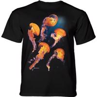 Pánské batikované triko The Mountain - Pacific Nettle Jellyfish Velikost: M