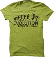 Pánské beachvolejbalové tričko Beach Volleyball evoluce
