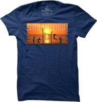 Pánské beachvolejbalové tričko Beach Volleyball Sunset