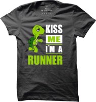 Pánské běžecké tričko Kiss me I´m Runner
