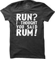 Pánské běžecké tričko Run or Rum