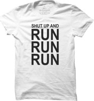 Pánské běžecké tričko Shut up and Run