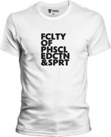 Pánske biele tričko UK - FCLTY OF PHSCL EDCTN SPRT