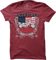 Pánské bikerské tričko American pride