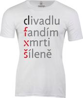 Pánské bílé tričko DFXŠ - Fandím divadlu