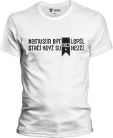 Pánské bílé tričko Petr Švancara - Nej