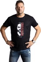 Pánské černé tričko Petr Švancara - Nemusím být nejlepší