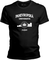 Pánské černé tričko PEUNI - FVŠPP