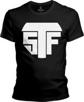 Pánské černé tričko Sebastian Fapšo - STF