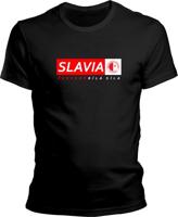 Pánské černé tričko Slavia futsal - Červenobílá síla