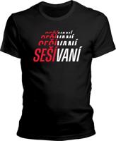 Pánské černé tričko Slavia futsal - Sešívaní