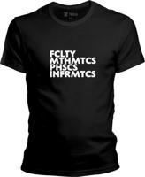 Pánske čierne tričko UK - FCLTY MTHMTCS PHSCS INFRMTCS
