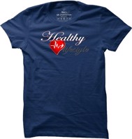 Pánské fitness tričko Healthy Lifestyle