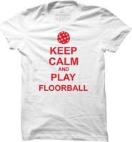 Pánské floorballové tričko Keep calm and play Floorball
