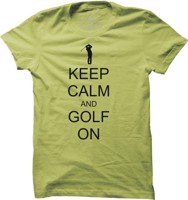 Pánské golfové tričko Keep calm - golf