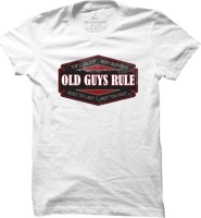 Pánské moto tričko Old guys rule - badge