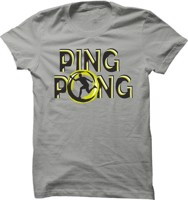 Pánské ping pongové tričko Ping Pong Silhouette