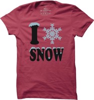 Pánské snowboardové tričko I love Snow