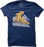Pánské snowboardové tričko Im going snowboarding