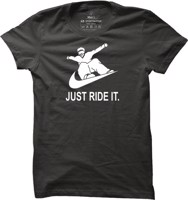 Pánské snowboardové tričko Just ride it