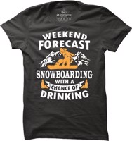 Pánské snowboardové tričko Weekend forecast
