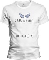 Pánské tričko 99% Anděl