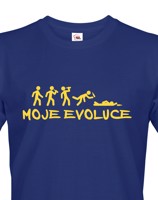 Pánské tričko nejen na pivo My evolution