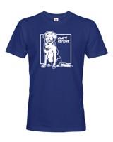 Pánské tričko pro milovníky psů Zlatý retrívr - dárek pro pejskaře