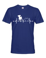 Pánské tričko pro milovníky zvířat -  Jack Russell teriér tep