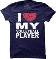 Pánské volejbalové tričko I love my volleyball