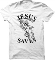 Pánské volejbalové tričko Jesus Saves