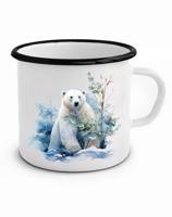 Plecháček Polární medvěd - originální plecháček pro milovníky zvířat