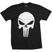 RockOff Bavlněné originální tričk Punisher - černé Velikost: L