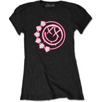 RockOff Dámské bavlněné tričko BLINK-182: Six arrow smile - černé Velikost: XS