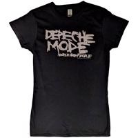 RockOff Depeche Mode Dámské bavlněné tričko : People  are people - černé Velikost: L