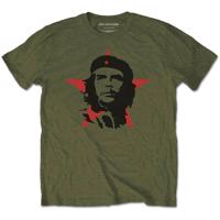 RockOff Unisex bavlněné tričko Che Guevara - zelené Velikost: L