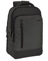 Safta Business dvoukomorový unisex laptop batoh 15,6" s usb portem - šedý - 19L